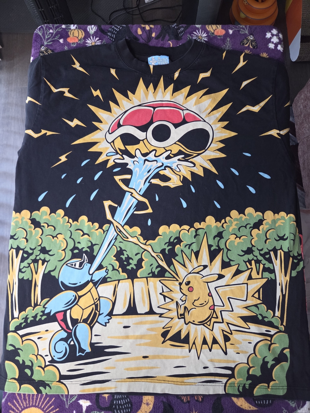 TSF - The Shirt Farm Pokemon Squirtle Squad AOP shirt size XL